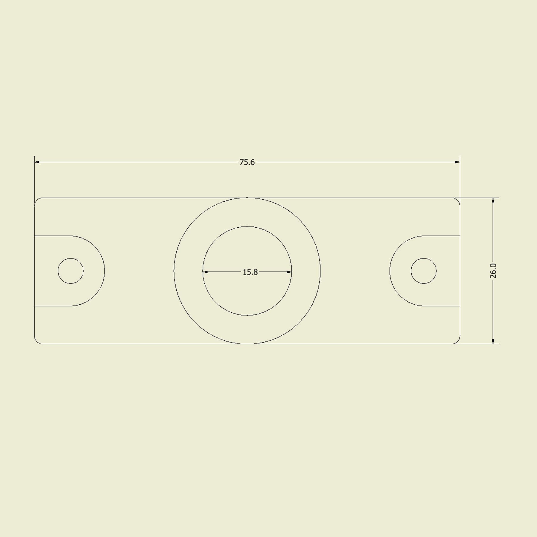 PLASTIC SADDLE - JAYCO CAMPER