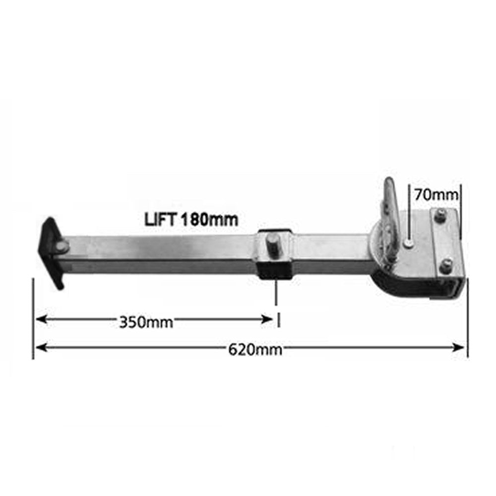 JACK 620mm MANUTEC LEG ALQR4 DROP DOWN