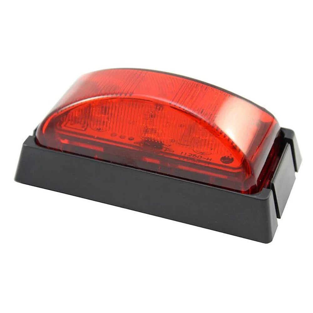 AP LED RED REAR MARKER LAMP BLACK BASE 11055