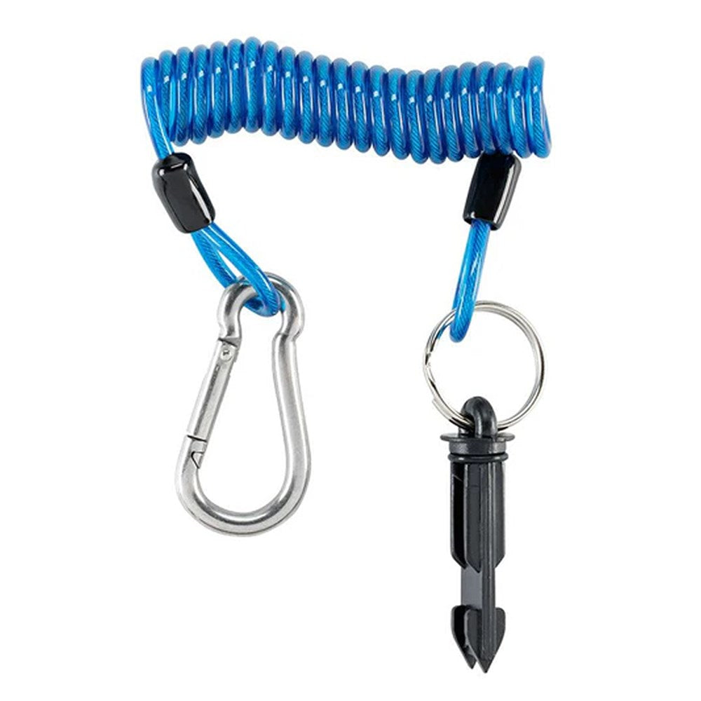 BREAKSAFE BREAKAWAY COIL CABLE, PIN & RELEASE CLIP. BS0165W