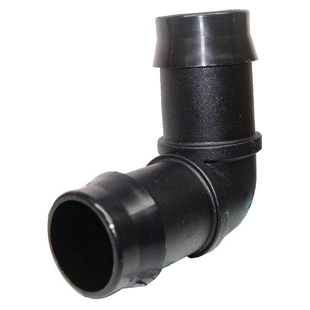 25mm BLACK POLY ELBOW