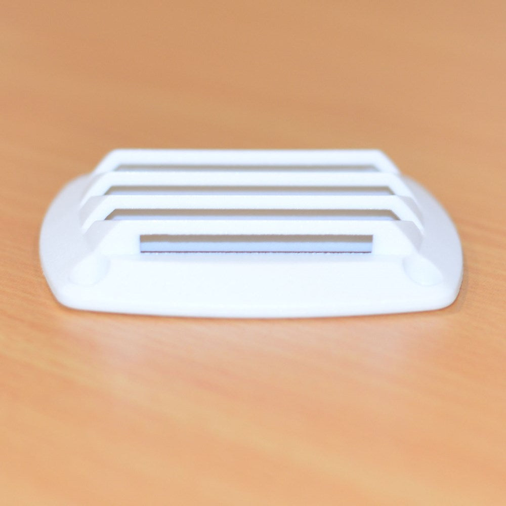 PLASTC LOUVRE VENT 90 x 90 WHITE