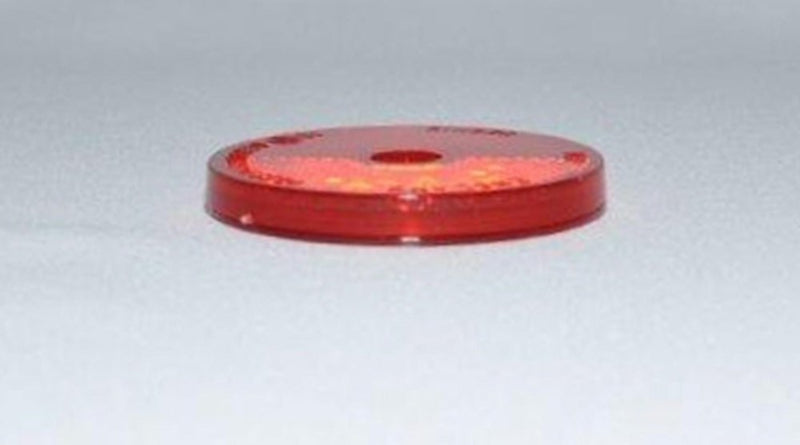 REFLECTOR RED ROUND 60mm SCREW ON