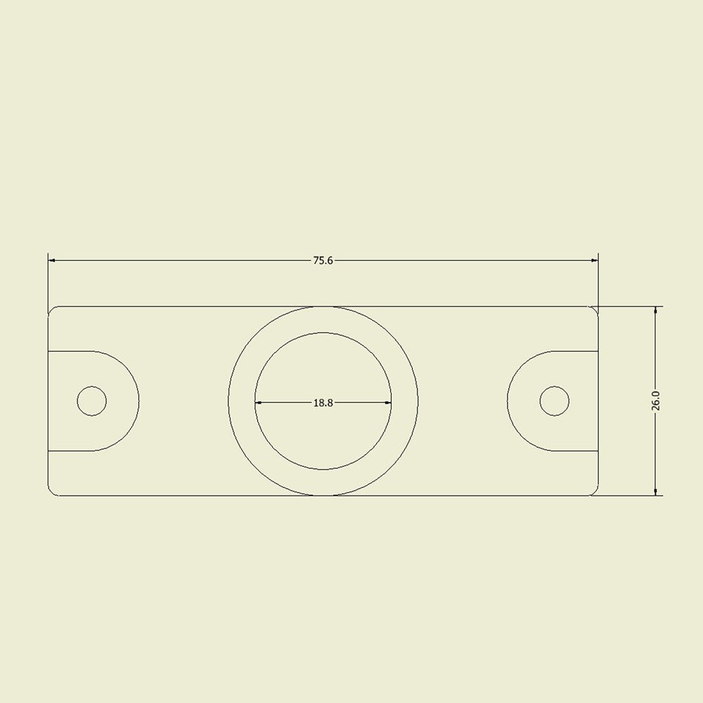 PLASTIC SADDLE - JAYCO EXPANDA