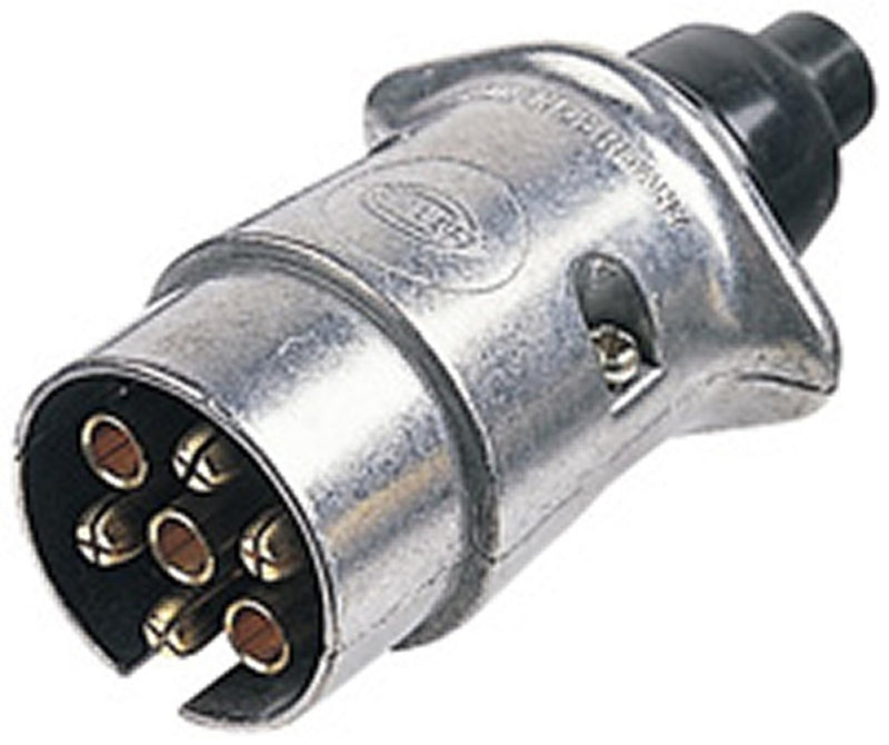 7 PIN PLUG ROUND LARGE HELLA 4911 METAL