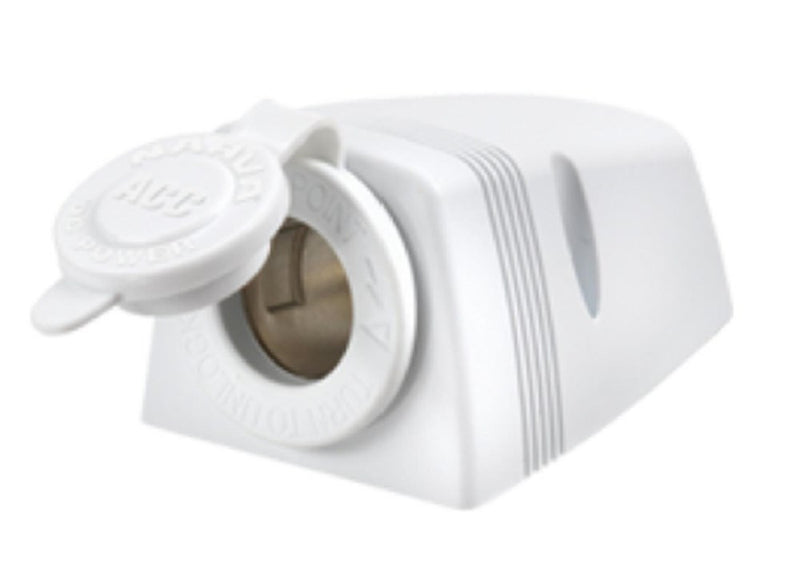 12 VOLT EXTERNAL SOCKET - WHITE 81025W