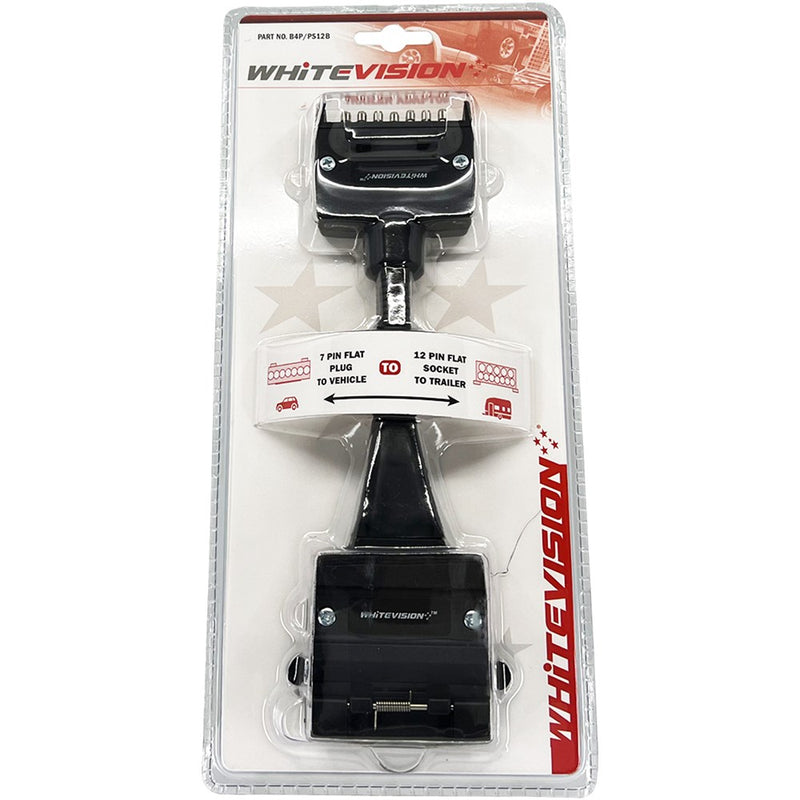 ADAPTOR FLAT 7 PIN PLUG FLAT TO  12 PIN SOCKET