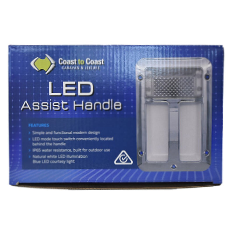 LED ASSIST HANDLE COAST CHROME