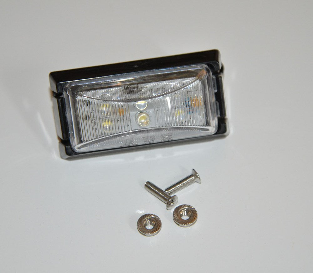 LIGHT - AP LED WHITE MARKER LAMP BLACK BASE 11056