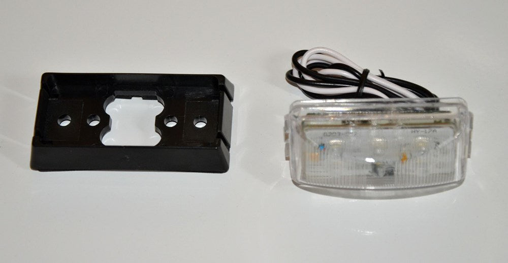LIGHT - AP LED WHITE MARKER LAMP BLACK BASE 11056