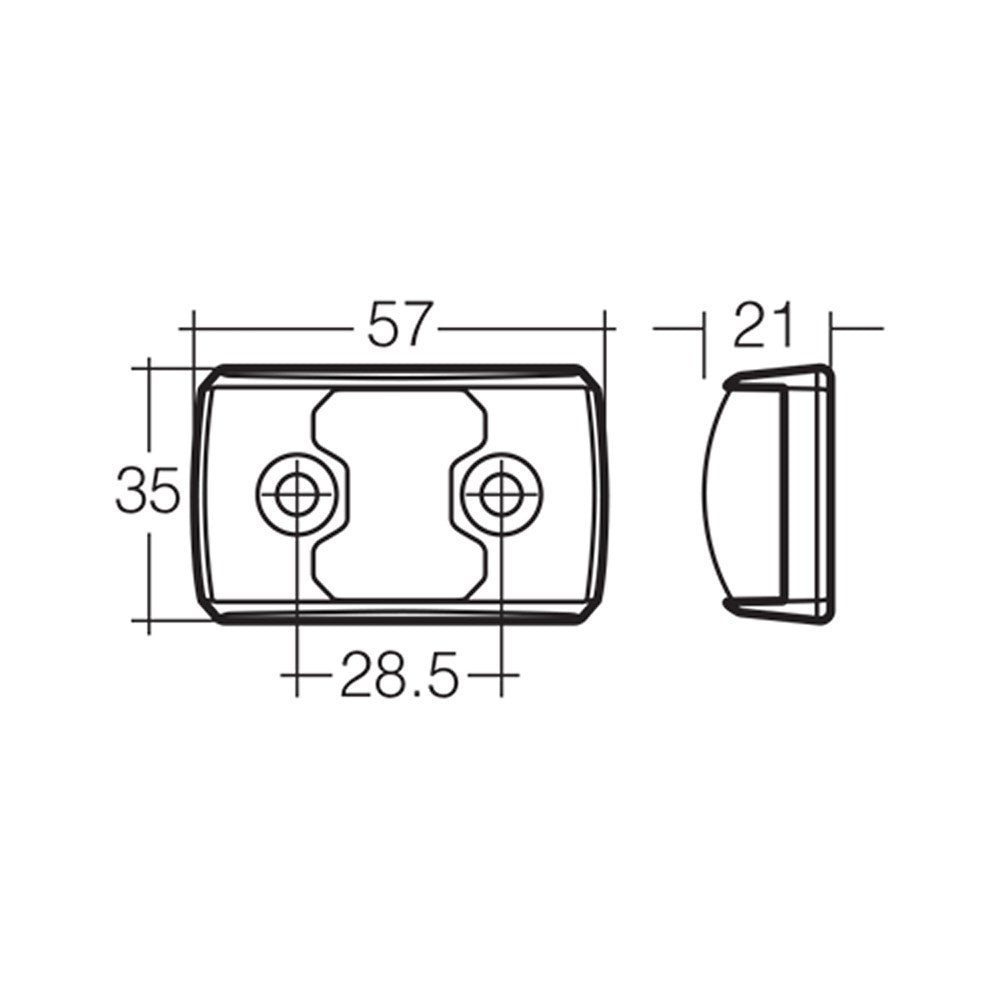 LIGHT - 12V LED AMBER 91442BL NARVA