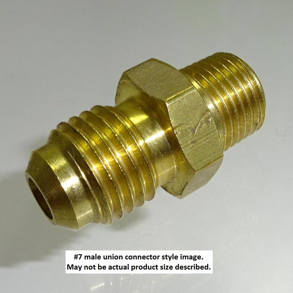 #7 MALE UNION 5/16" SAEM x 3/8" BSPM