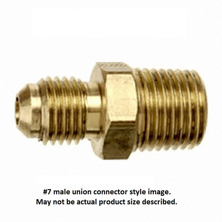 #7 MALE UNION 1/2" SAEM x 1/4" BSPM