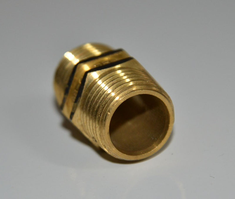 BRASS 1/2" BSPM NIPPLE [15mm]