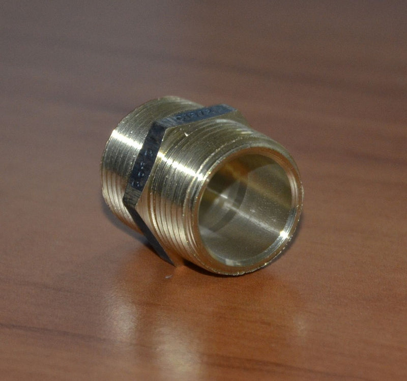 BRASS 3/4" BSPM NIPPLE [20mm]