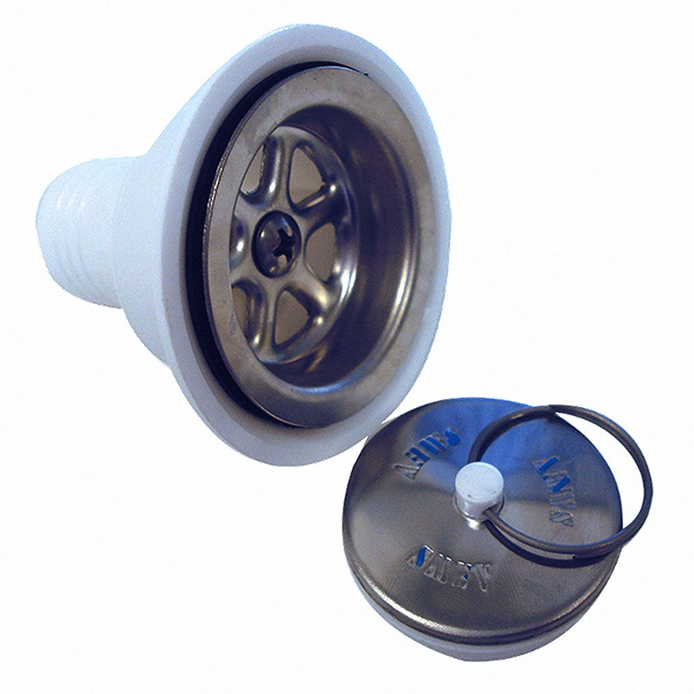 SINK PLUG & WASTE t/s SMEV STRAIGHT 25mm