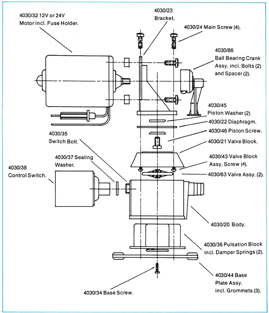 TROJAN [EPD] 4030 12V DIAPHRAM 615