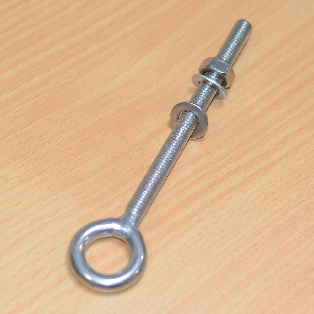 EYEBOLT 8mm x 100mm STAINLESS STEEL