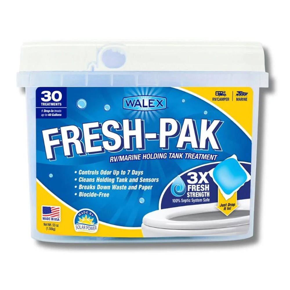 FRESH-PAK HOLDING TANK DEODORIZER 30x FRESH UPLIFTING SACHETS