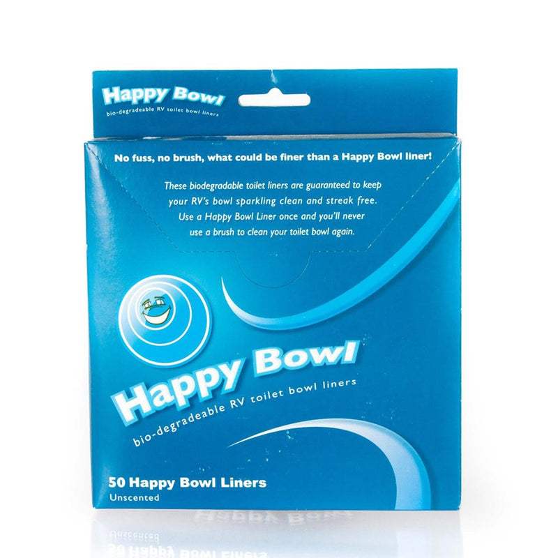 HAPPY BOWL TOILET LINERS - 50 PACK