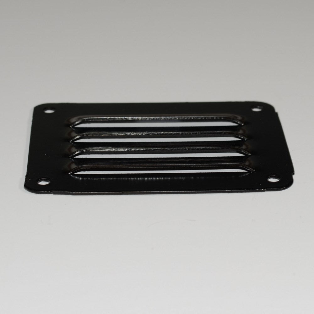 VENT - 75x100mm x 1.2 - BLACK ROUND CNR