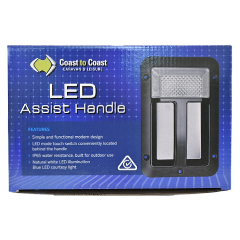 LED ASSIST HANDLE COAST BLACK